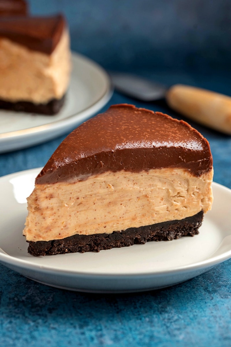 chocolate peanut butter cheesecake.